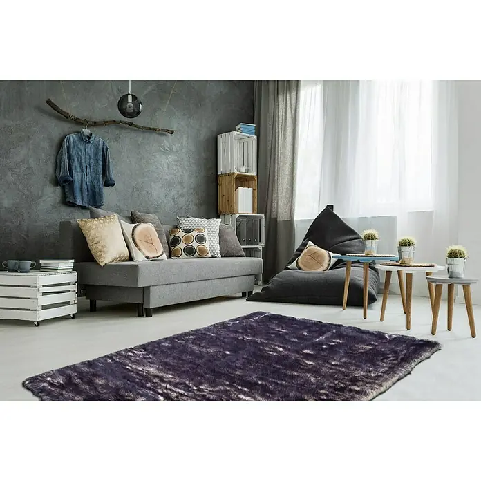 Kayoom Teppich Crown - Weiß/Petrol, 280 x 180 cm, 100 % Polyester - Stimmungsaufnahme