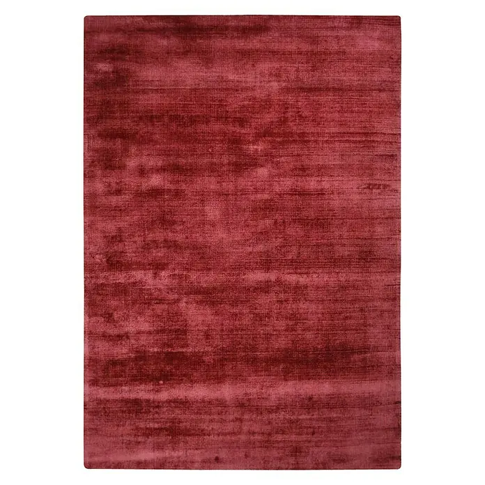 Kayoom Kurzflorteppich Luxury - Violett, 290 x 200 cm, 100 % Viskose - Ansicht von oben