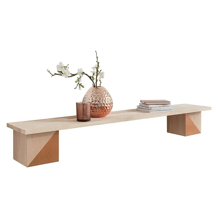 Massiv Blox Massivholzwürfel Cube - Buche, 15 x 15 x 15 cm