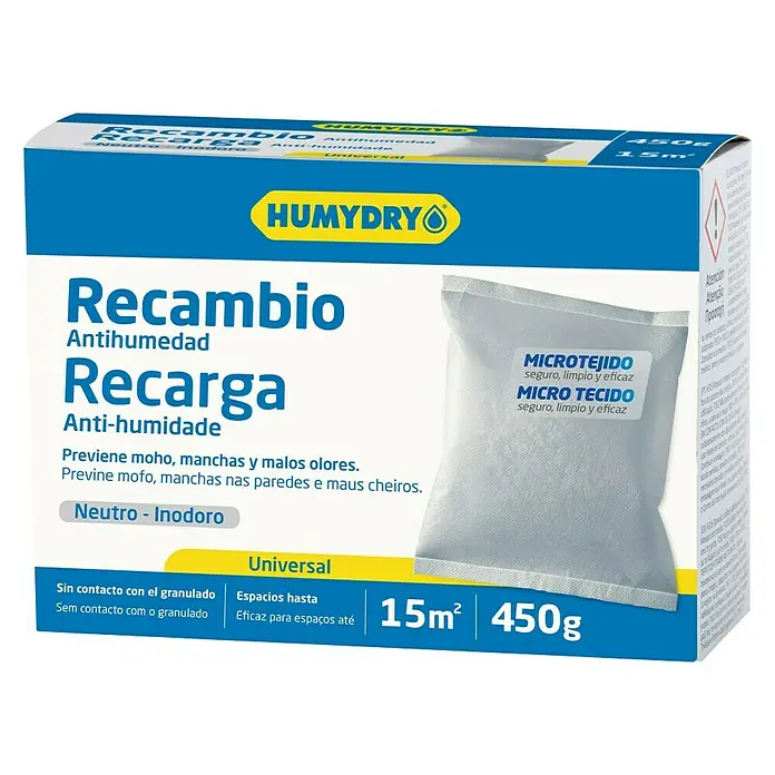 Humydry Almohadilla antihumedad Recambio - Neutral, 450 g