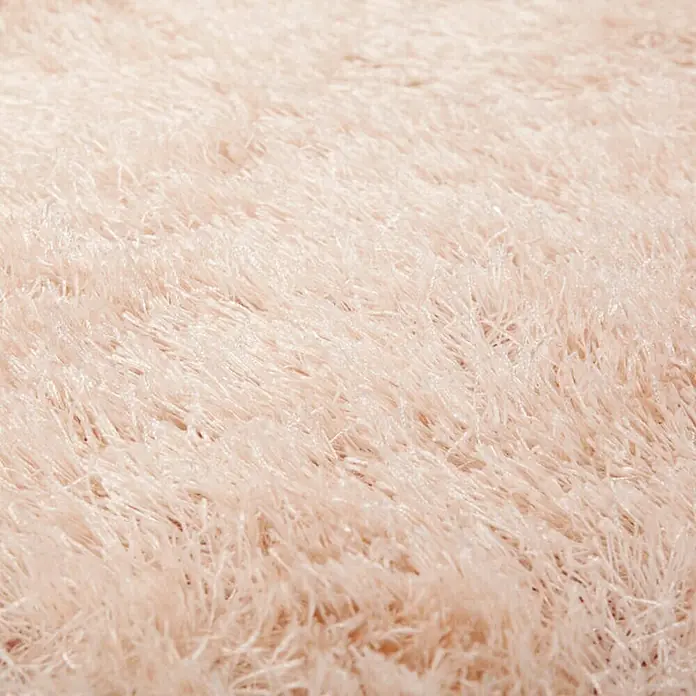 Kayoom Hochflorteppich Diamond - Puderrosa, 170 x 120 cm, 100 % Polyester - Detailaufnahme