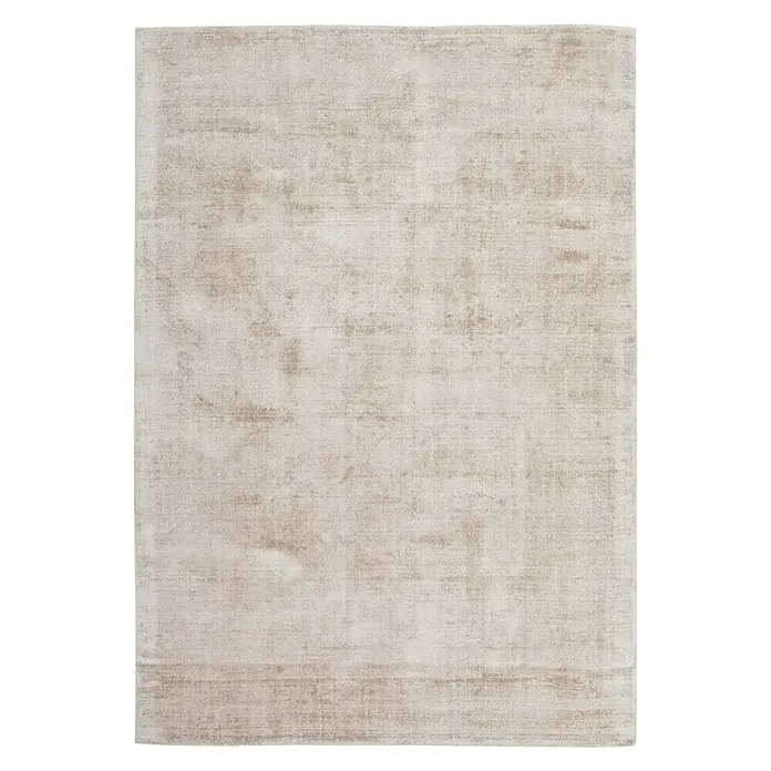 Kayoom Kurzflorteppich Luxury - Elfenbein/Taupe, 170 x 120 cm, 100 % Viskose - Ansicht von oben