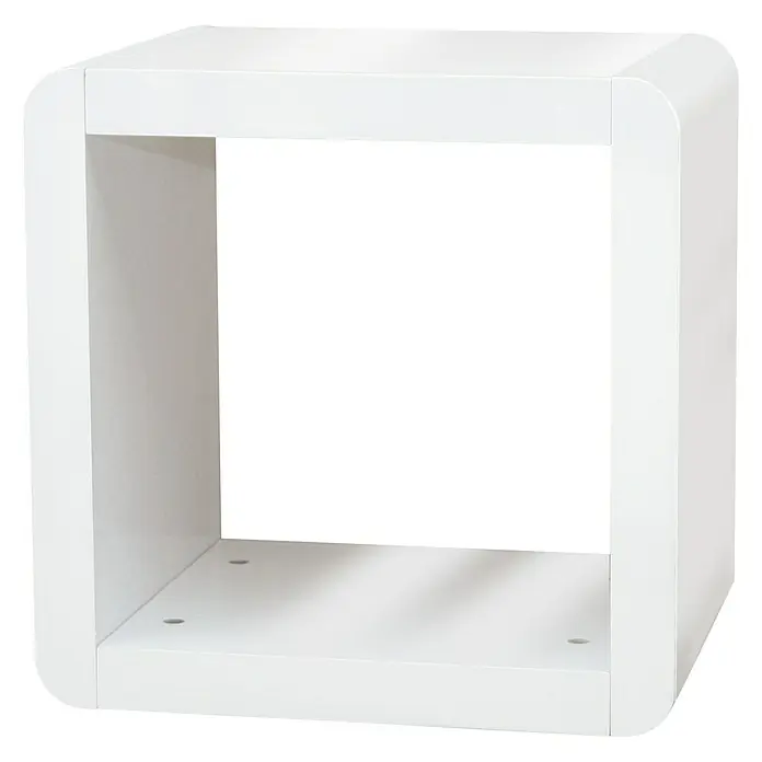 Phönix Beistelltisch Prana - L x B x H: 35 x 42,7 x 42,7 cm, Weiß - Vorderansicht