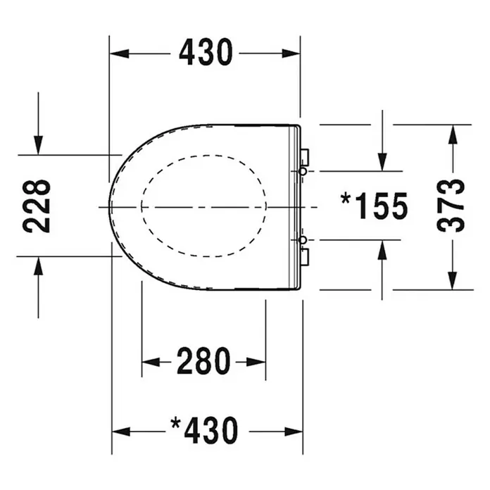 Duravit DuraStyle WC-Sitz - Mit Absenkautomatik, Weiß
