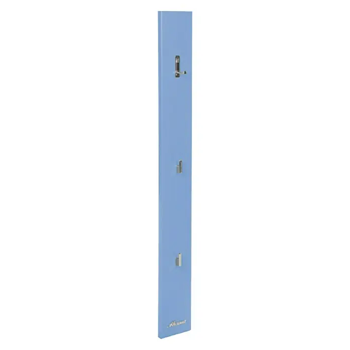 Phönix Miami Garderobenpaneel - L x B x H: 2,2 x 14 x 120 cm, Hellblau - Vorderansicht