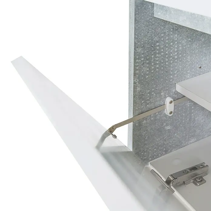 Phönix Bruno Schuhschrank - L x B x H: 38 x 100 x 105,7 cm, Grau/Weiß - Detailaufnahme