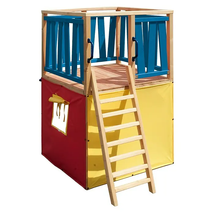 Kinderspielturm Funny - 140 x 100 x 160 cm - Linke Seitenansicht