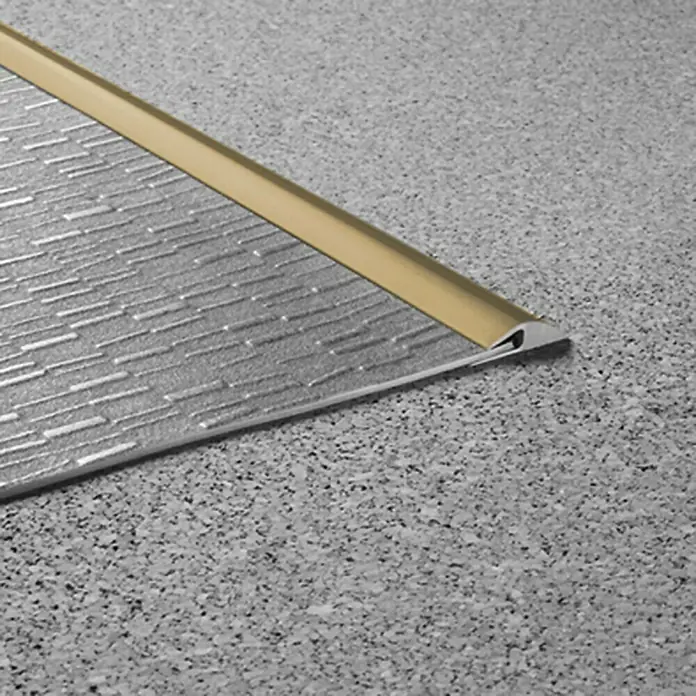 LOGOCLIC Završna lajsna - Bež-smeđe boje, 1 m x 26 mm x 3 mm, Vrsta montaže: Lijepljenje - Detaljan prikaz