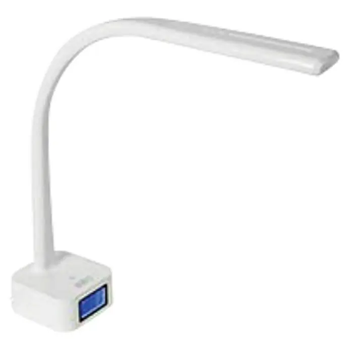 Schuller Lámpara de sobremesa Ýoung - 8 W, L x An x Al: 10 x 10 x 42 cm, Blanco, Blanco cálido