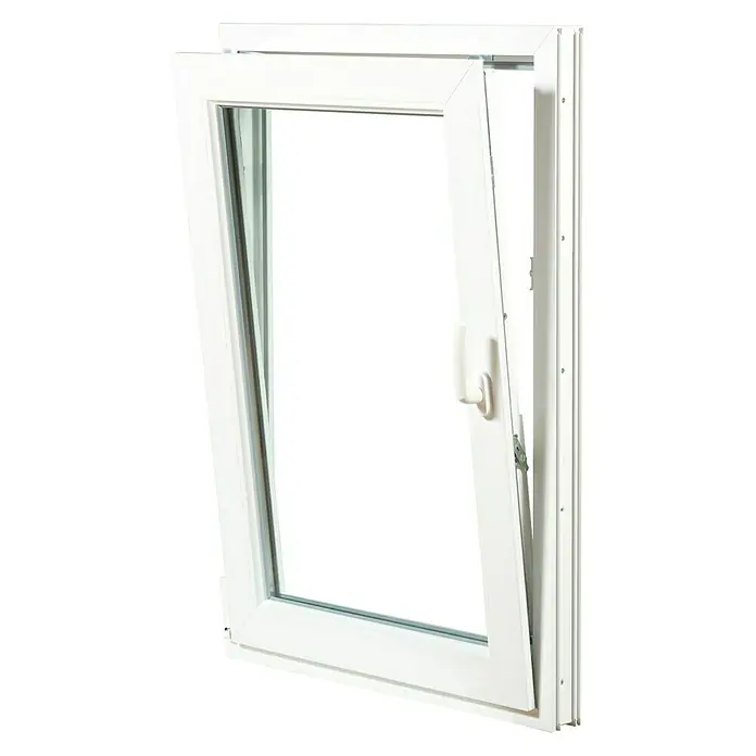 Solid Elements Ventana de PVC 1 hoja practicable-oscilobatiente - 70 x 100 cm, Apertura según normativa: Izquierda, Blanco, Sin persiana