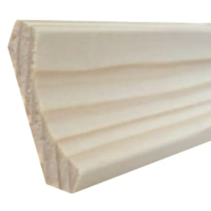 Amco Hohlkehlleiste - Fichte/Kiefer, L x B x H: 2,4 m x 20 mm x 20 mm, Unbehandelt