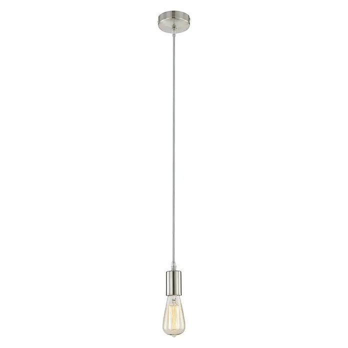Globo Lámpara colgante redonda - 60 W, Ø x Al: 10 x 140 cm, E27