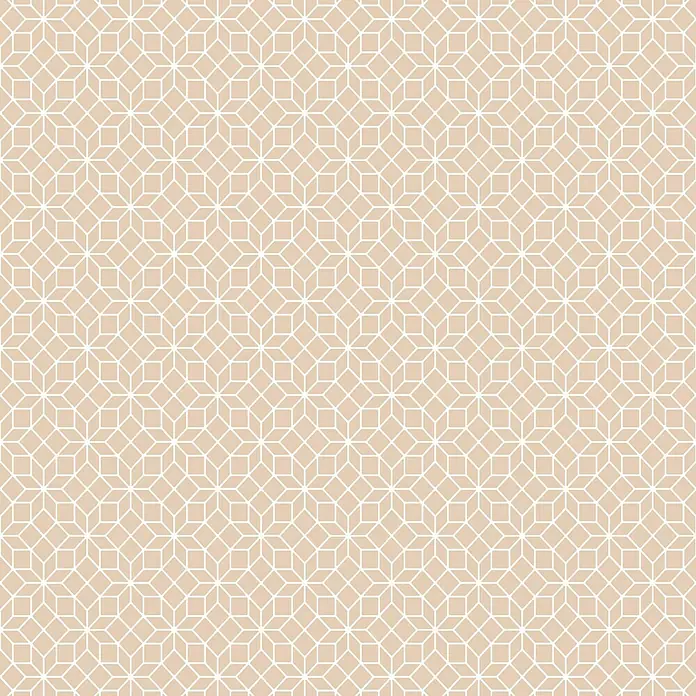 Cortina con ollaos Kruger - 140 x 260 cm, 100% poliéster, Beige/Blanco