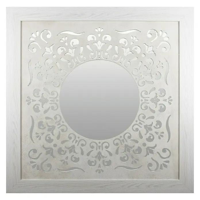 Espejo Vector serie 7020 - 90 x 90 cm, Blanco
