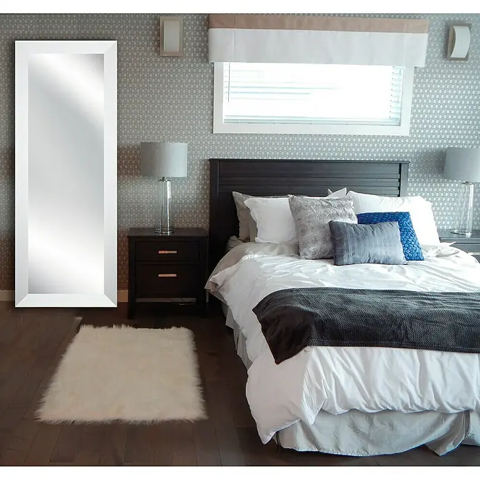 Espejo 136 blanco - 58 x 150 cm, Blanco