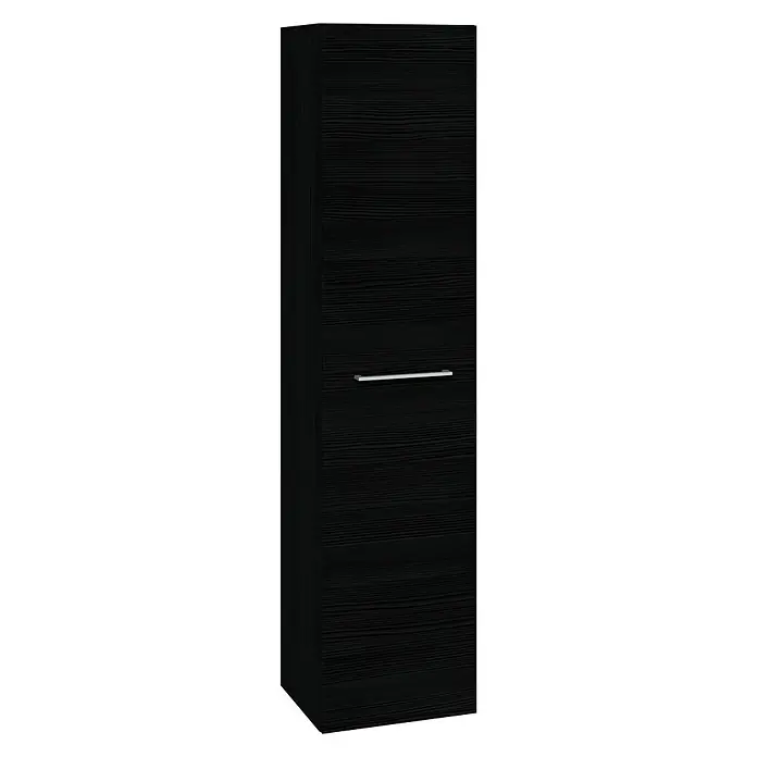 Scanbad Multo+ Hochschrank - 35 x 40 x 172,8 cm, Schwarz, Anschlag: Rechts