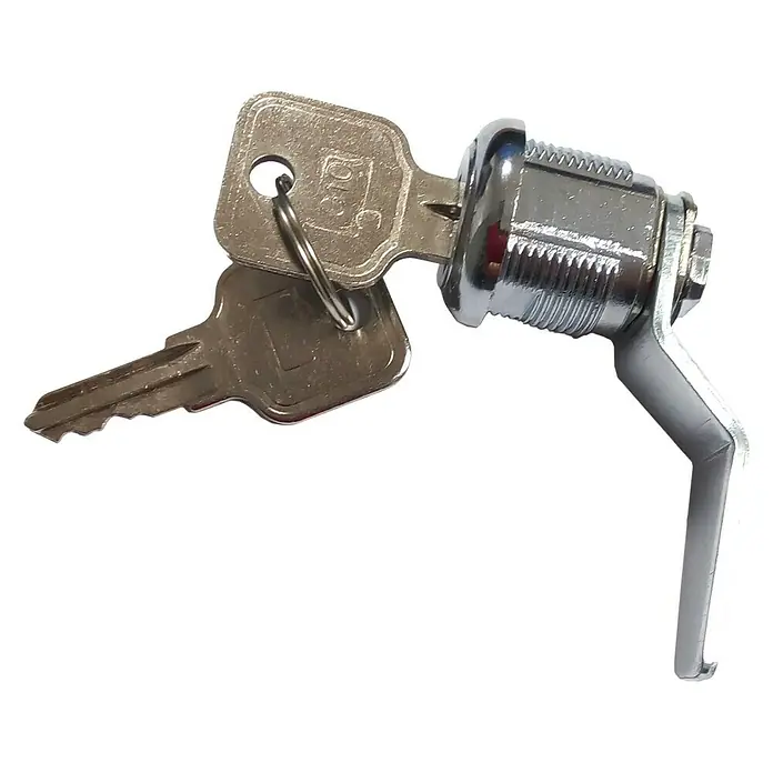 Simonrack Simonlocker Cerradura de cilindro con 2 llaves - Plateado