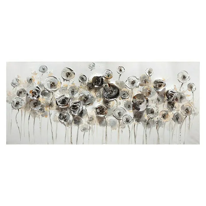 Cuadro pintado a mano Dipinto - Campo floral, An x Al: 150 x 65 cm
