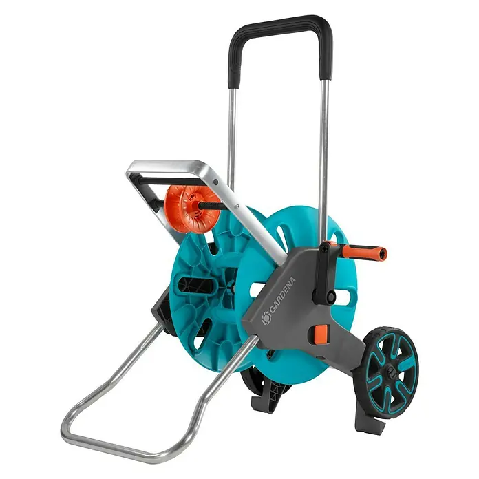 Gardena Kolica za vrtno crijevo CleverRoll M Easy - Plastika/metal, Kapacitet crijeva: 60 m, 12,7 mm (½″) - Pogled s lijeve strane