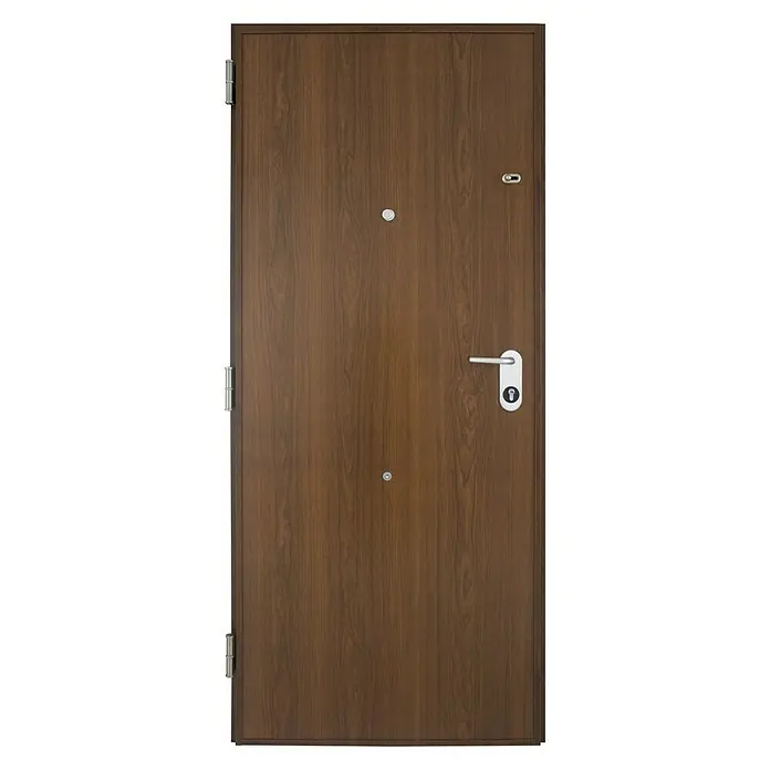 SegureStil Puerta de entrada Acorazada VH500 Serie V Exterior - 90 x 206 cm, Izquierda, Nogal