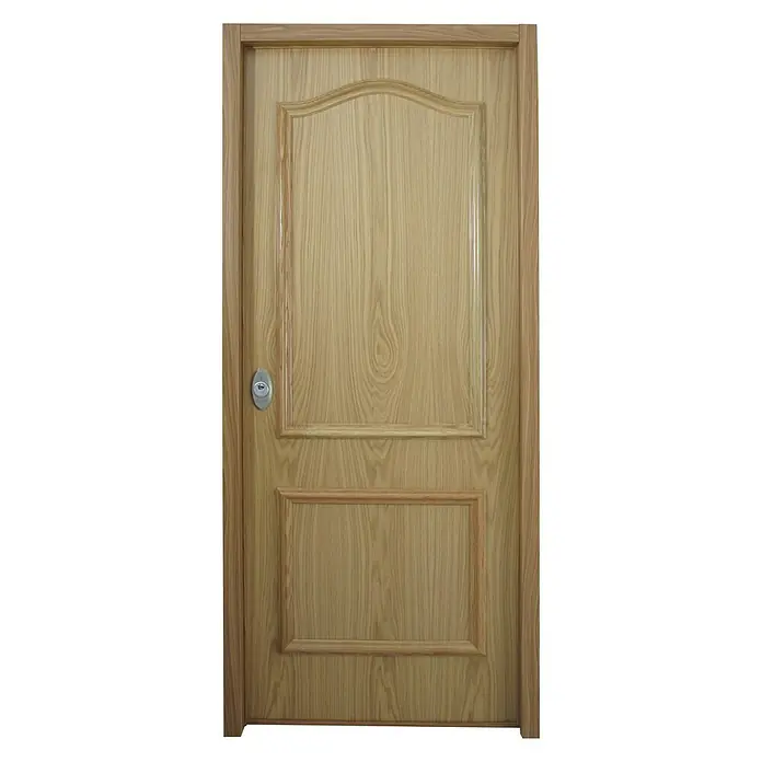 SegureStil Puerta de entrada Acorazada S105 Serie V Interior - 90 x 206 cm, Derecha, Roble claro