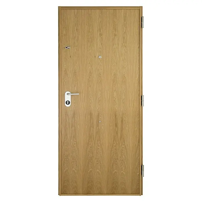 SegureStil Puerta de entrada Acorazada S105 Serie V Interior - 90 x 206 cm, Derecha, Roble claro