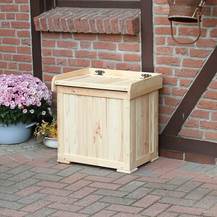 Promadino Kissenbox Patrick - 56 x 43 x 56 cm, Kiefernholz, Ohne Auflage - Stimmungsaufnahme