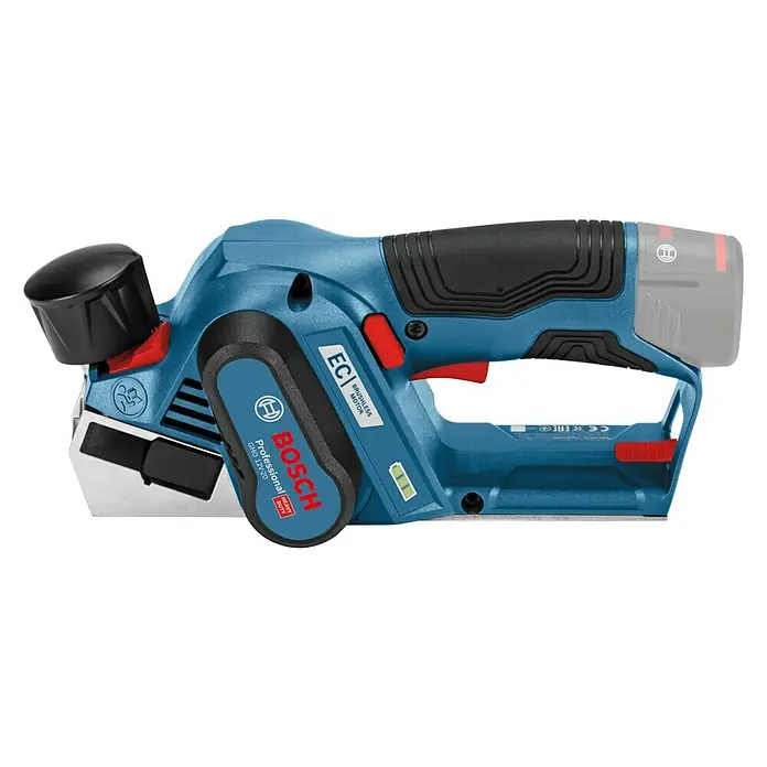 Bosch Professional Akku-Handhobel GHO 12V-20 - 12 V, Ohne Akku, 14.500 U/min - Linke Seitenansicht