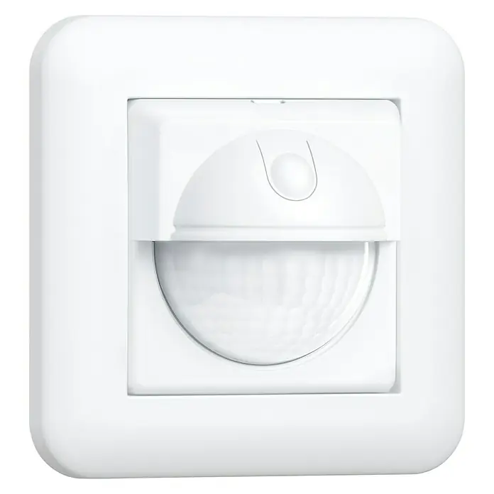 Steinel Infrarot-Bewegungsmelder IR 180 UP easy - Reichweite ca.: 8 m, Erfassungsbereich: 180 °, Weiß - Vorderansicht