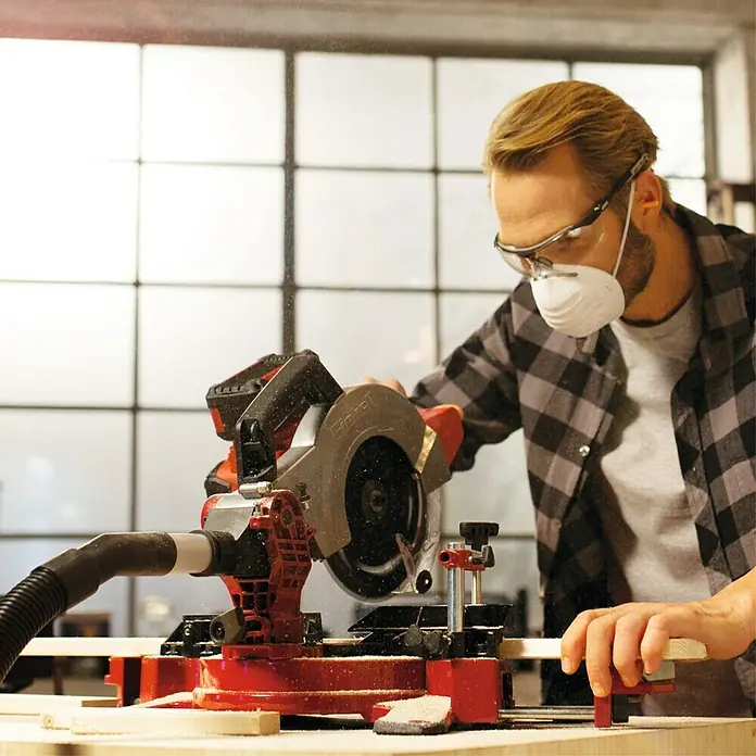 Einhell Power X-Change Akku-Kappzugsäge TE-MS 18/210 - 18 V, Ohne Akku, Durchmesser Sägeblatt: 210 mm, Leerlaufdrehzahl: 3.000 U/min