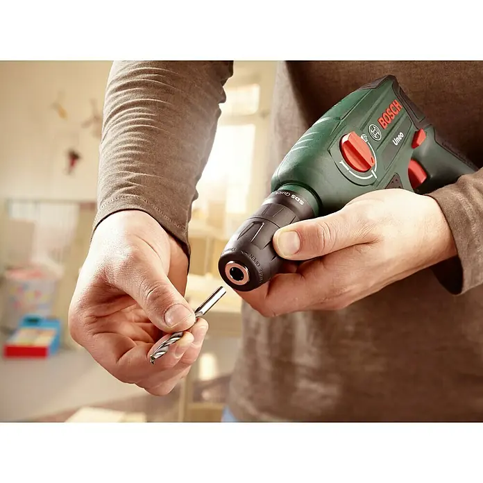 Bosch Akku-Bohrhammer Uneo - 12 V, 2 Akkus, 2 Ah, Einzelschlagstärke: 0,5 J - Detailaufnahme