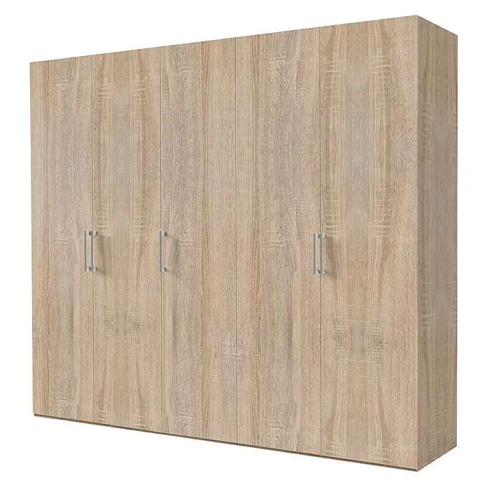 Express Möbel Drehtürschrank Brooklyn - L x B x H: 58 x 250 x 216 cm, Sonoma Eiche, Ohne Spiegel - Rechte Seitenansicht