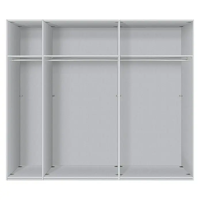 Express Möbel Drehtürschrank Brooklyn - L x B x H: 58 x 250 x 216 cm, Riviera Eiche, Ohne Spiegel