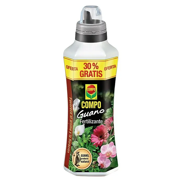 Compo Fertilizante para jardín Guano líquido - 1,3 l