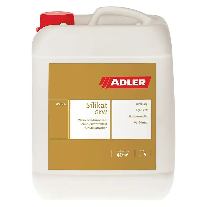 Adler Silikat-Grundierung Aviva - Transparent, 1 l, Gebrauchsfertig