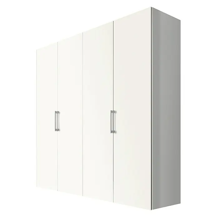 Express Möbel Drehtürschrank Brooklyn - L x B x H: 58 x 200 x 216 cm, Weiß, Ohne Spiegel - Rechte Seitenansicht