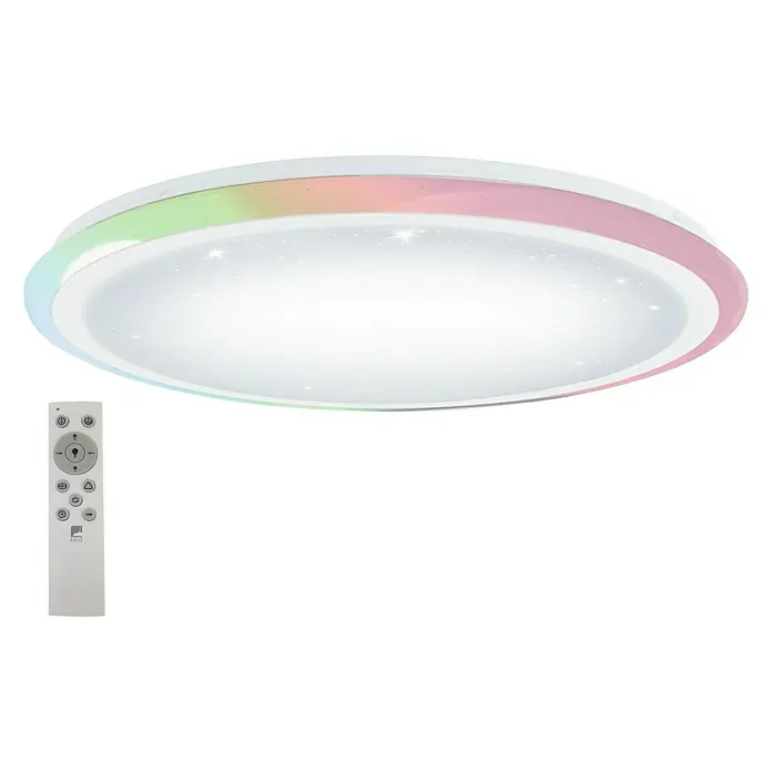 Eglo LED-Deckenleuchte Lipari - 40 W, Weiß, Warmweiß