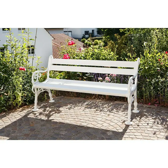Blome Linderhof Gartenbank - 160 cm, PVC - Stimmungsaufnahme