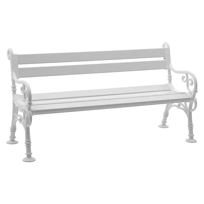 Blome Linderhof Gartenbank - 160 cm, PVC - Vorderansicht