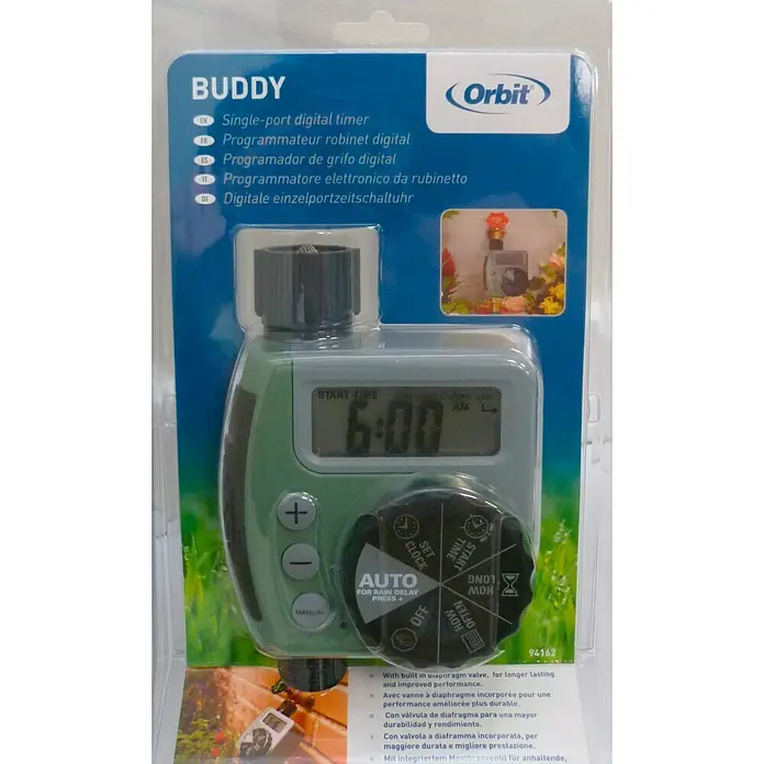 Orbit Programador de riego Orbit Buddy - Tiempo de riego: 1 min - 240 min
