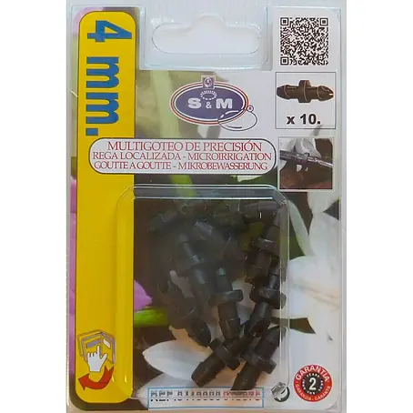 Manguito de unión rápida de microgoteo