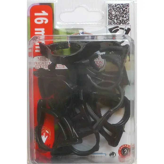 Abrazadera para tubo Seguridad - Diámetro: 16 mm, 10 ud.