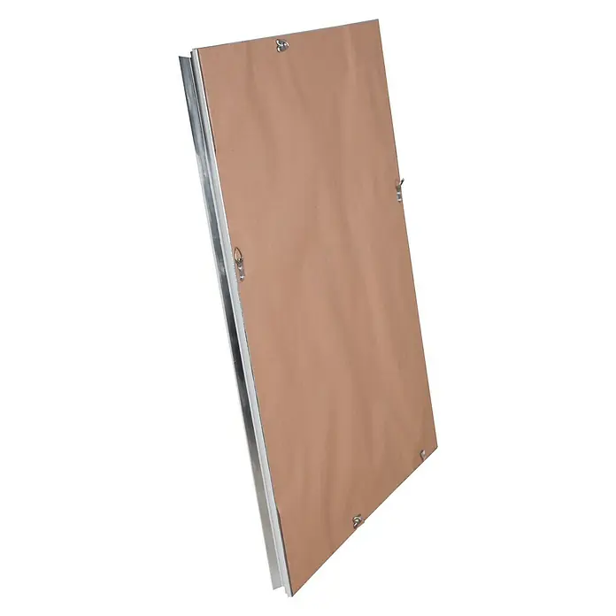 Rahmenspiegel Tabea - 60 x 80 cm, Silber - Rückansicht