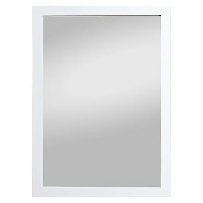 Rahmenspiegel Kathi - 48 x 68 cm, Weiß glänzend - Vorderansicht