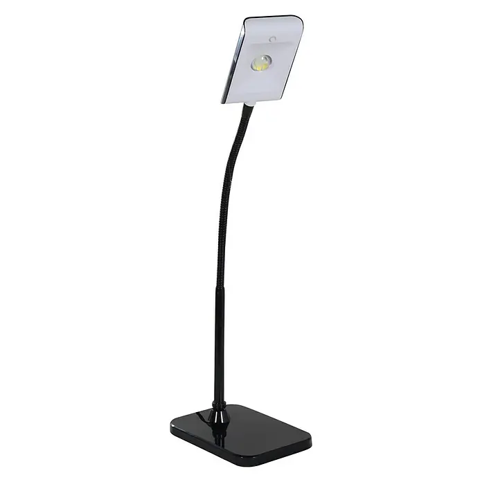 Lámpara de sobremesa LED Mercurio - 3 W, L x An x Al: 34,8 x 24 x 34,8 cm, Negro, Plateado, Blanco frío