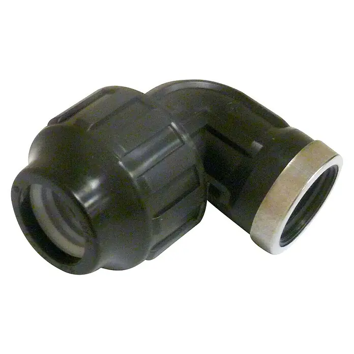 Codo angular montaje rápido hembra - Diámetro: 32 mm, 1″