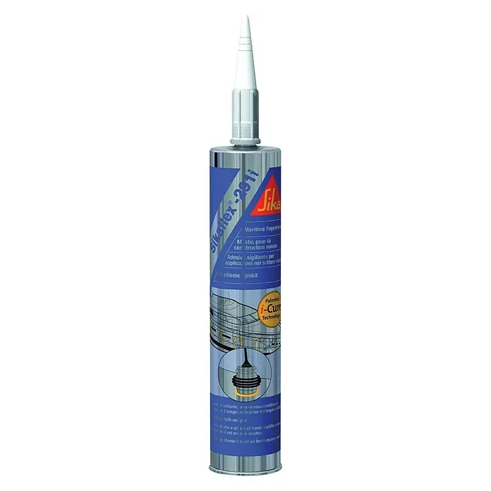 Sika Afdichtingskit Sikaflex 291i - Zwart, 300 ml, Patroon - Vooraanzicht