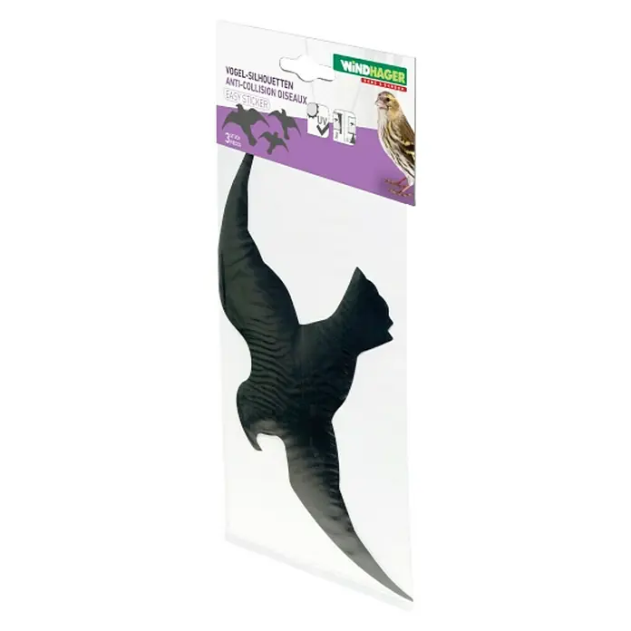 Windhager Fensteraufkleber Vogelsilhouetten - Schwarz