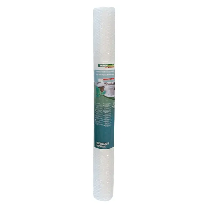 Windhager Luftpolsterfolie Winter-Kälteschutzfolie - 5 x 1 m, Folienstärke: 60 µm