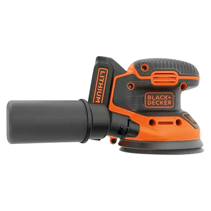 Black+Decker Lijadora excéntrica de batería BDCROS18-QW - 18 V, Iones de litio, 5 Ah, 1 batería, 125 mm